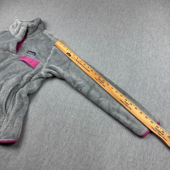 Patagonia Sweater Womens Small Gray Re-Tool Snap-T Pullover Fleece Soft 25442 - Picture 9 of 12